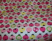 Multicolor Ladybug  Cotton Twill