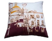 Vintage Paris Illustration Cushion / Pillow
