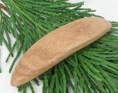 Medium Oak Wood Hair Clip, wooden hair accessory, wood hair jewelry, hair barrette, thick hair, wheat, lifetime guarantee, long hair toy