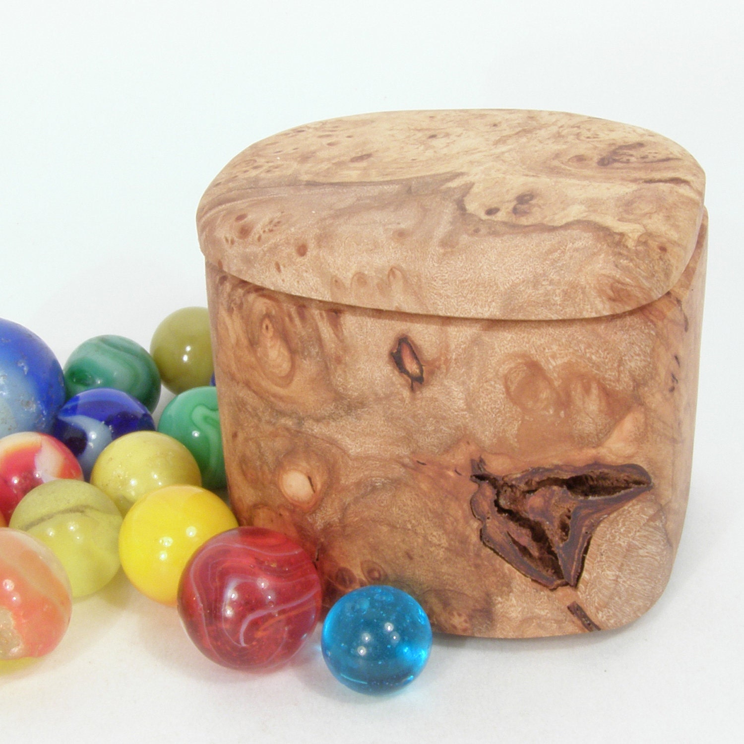 Small Maple Burl Wooden Box, ring bearer box, engagement ring box, traditional wedding anniversary, eco wedding