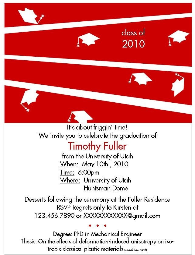PRINTABLE DIGITAL FILE-- School Graduation Invitation (customize with your school color) Il_170x135