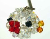 Bubble Bubble Swarovski Crystal Blowfish Keychain Phone Strap