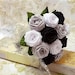 Origami Black and White Rose Bouquet (1 Dozen Gift Wrapped)