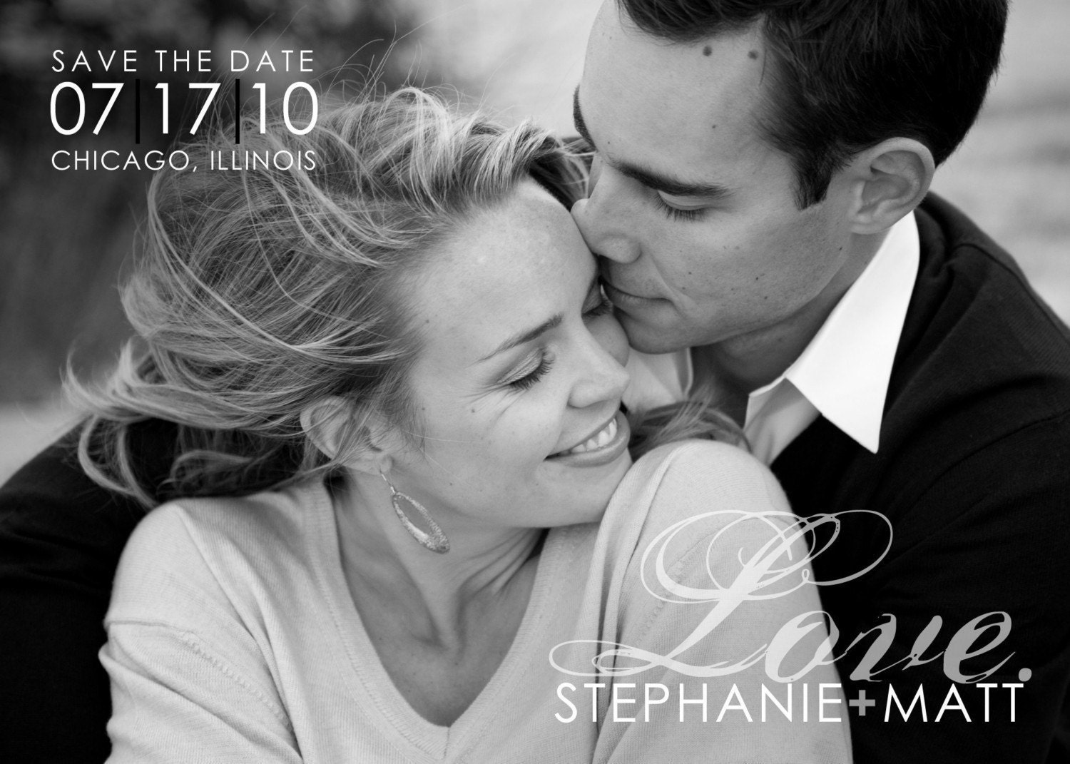 custom save the date - love.