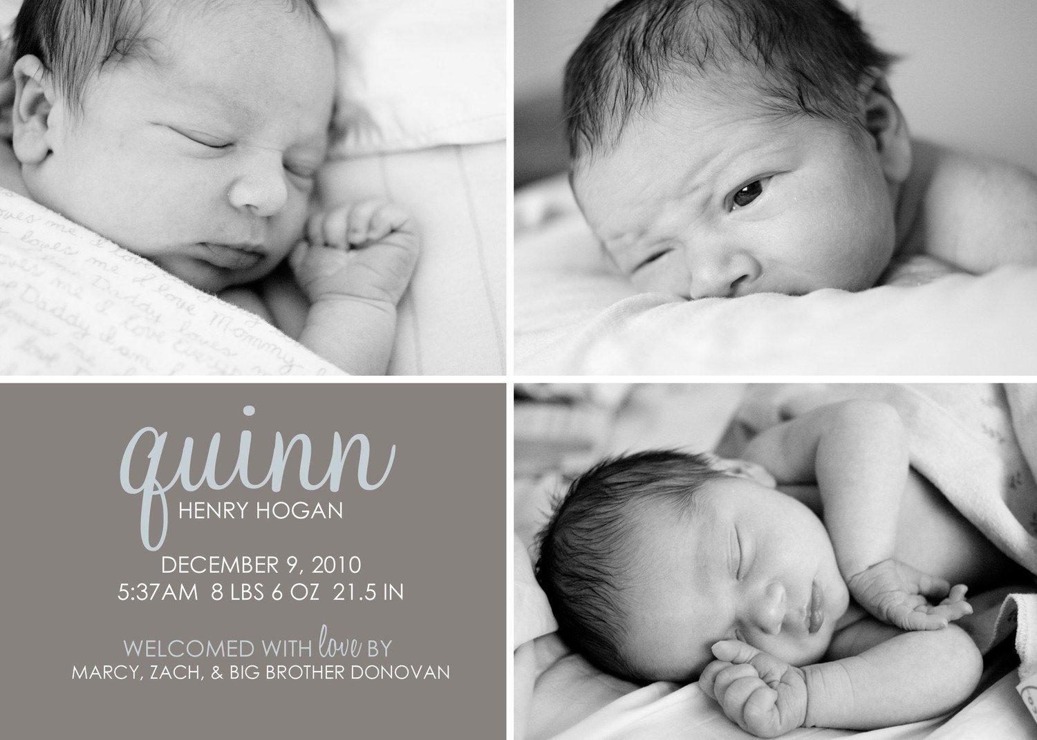 birth announcement - unique.