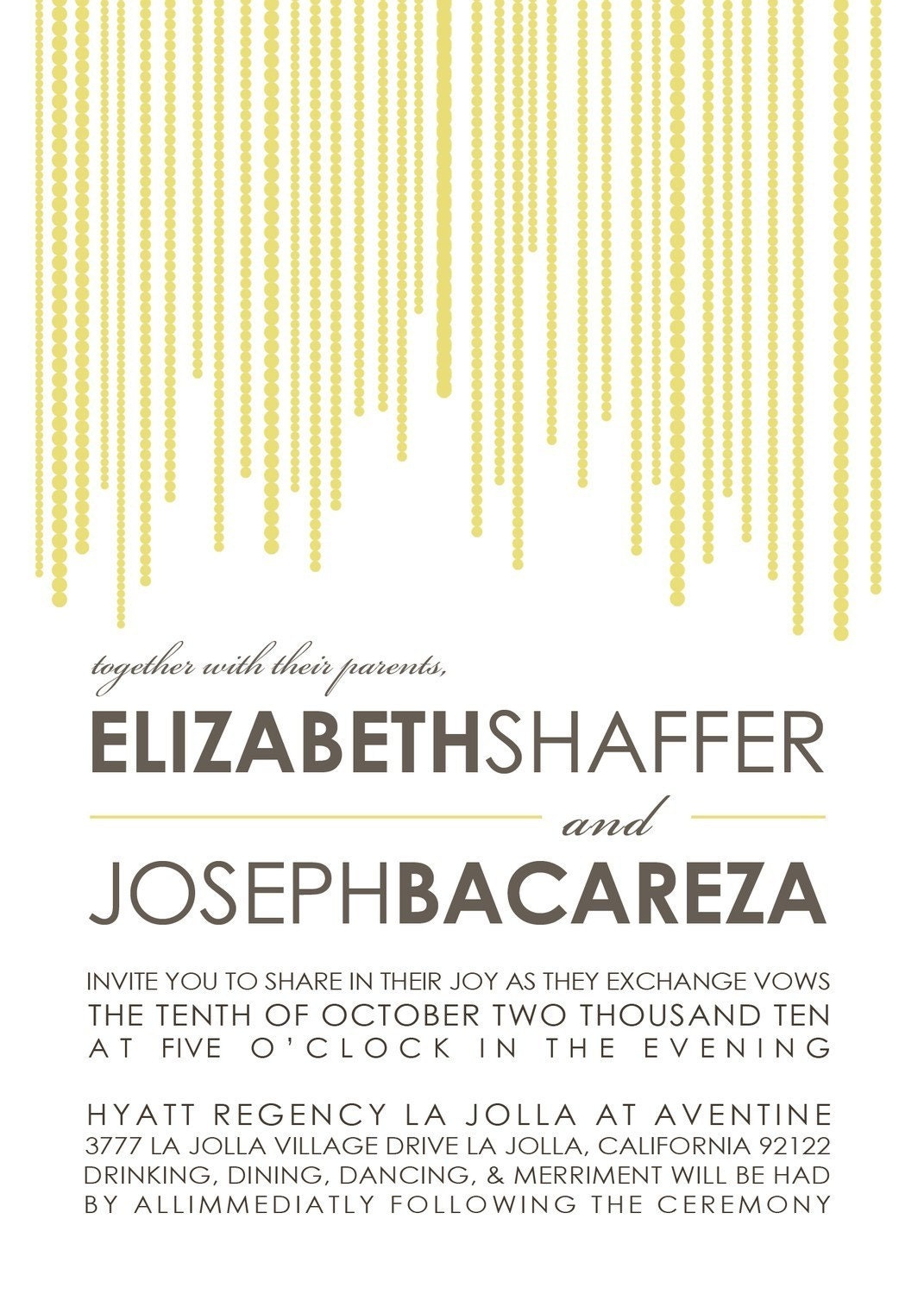 custom wedding invitation, rehearsal dinner, shower - whispering willow.