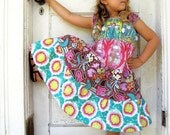Soul Blossoms  - Tiered Twirly Dress -- Available in sizes 6m 12m 18m 2T 3T 4T 5 6 7 8 10 12