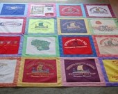 Tshirt Quilt  - CUSTOM ORDERS  (16 squares)