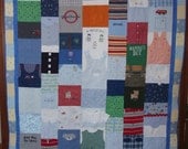 Full Size Quilt made from baby clothes - CUSTOM ORDERS