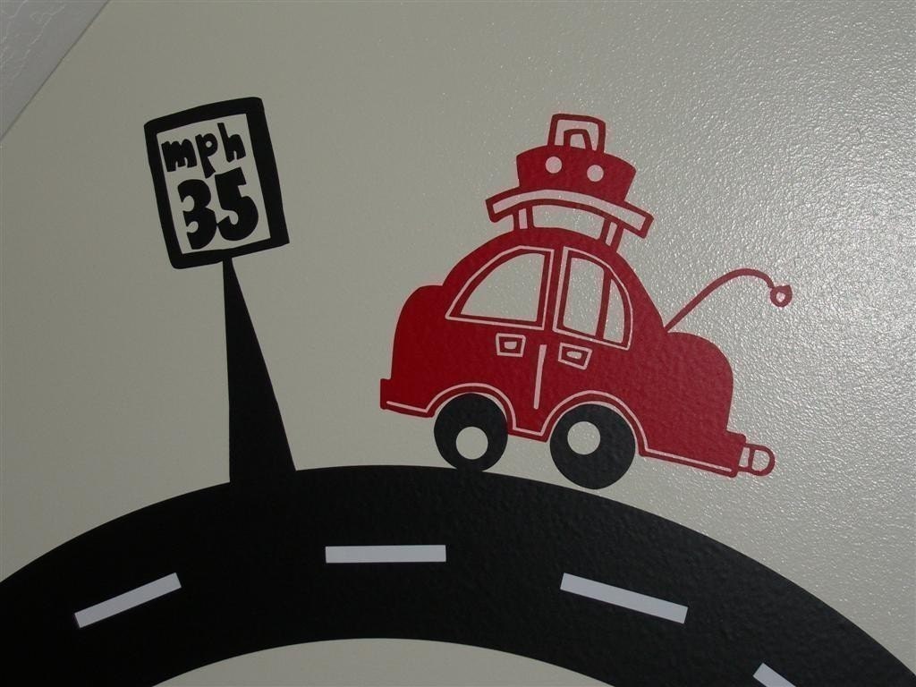 On the Road Again Vinyl Decal Set
