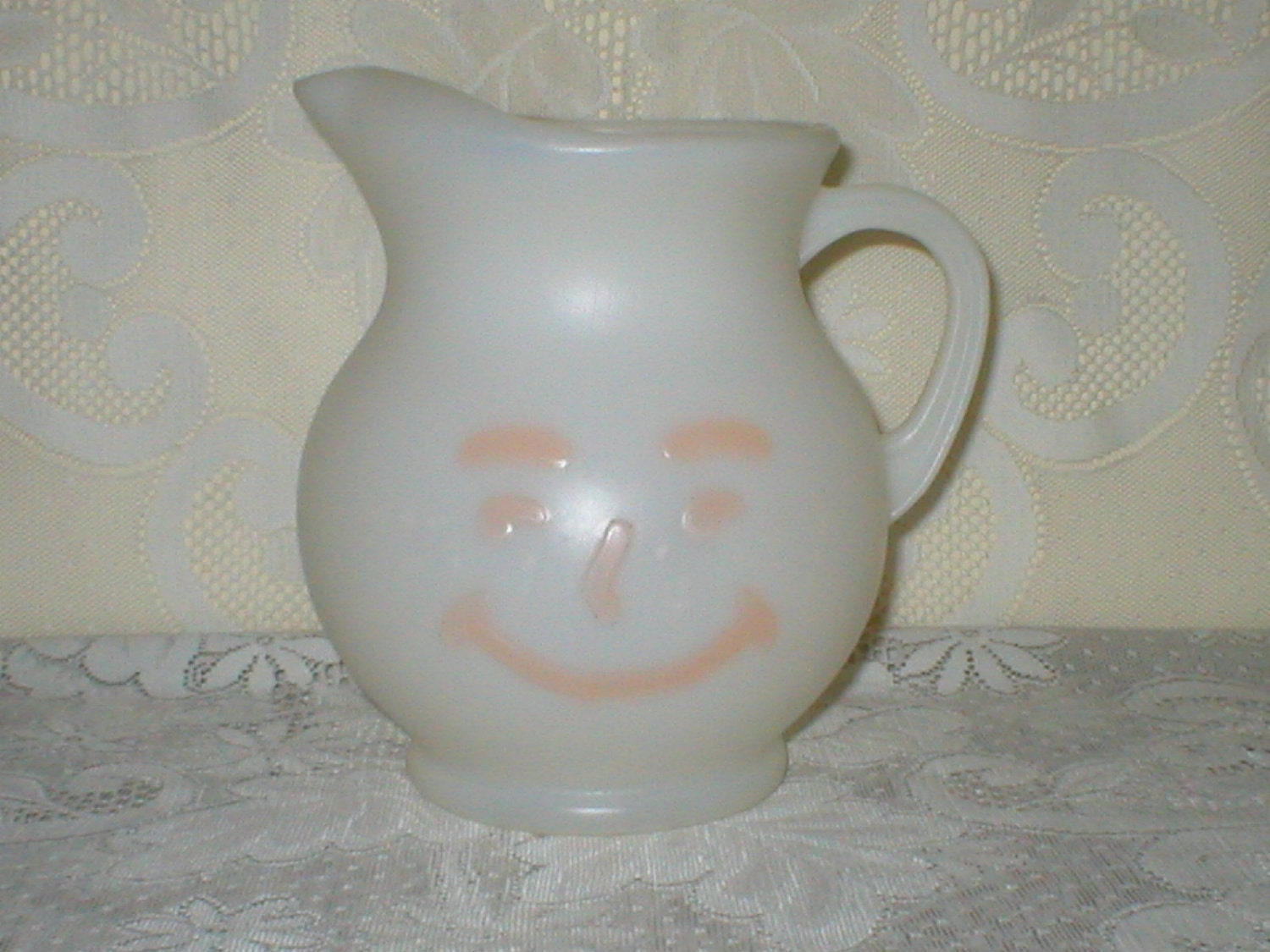 Kool Aid Pitcher Jug Smiley Face Vintage by vintagegifts on Etsy
