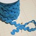 Sewing Rick Rack Ric Rac Cotton Jumbo - Aqua Turquoise - 3 Yards - CHRISTMAS TRIM