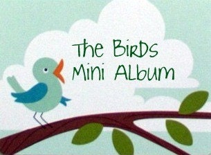 The Birds mini album kit, art journal