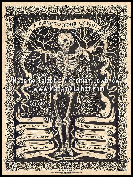 Madame Talbot's Victorian Lowbrow An Irish Toast to Your Coffin Poster