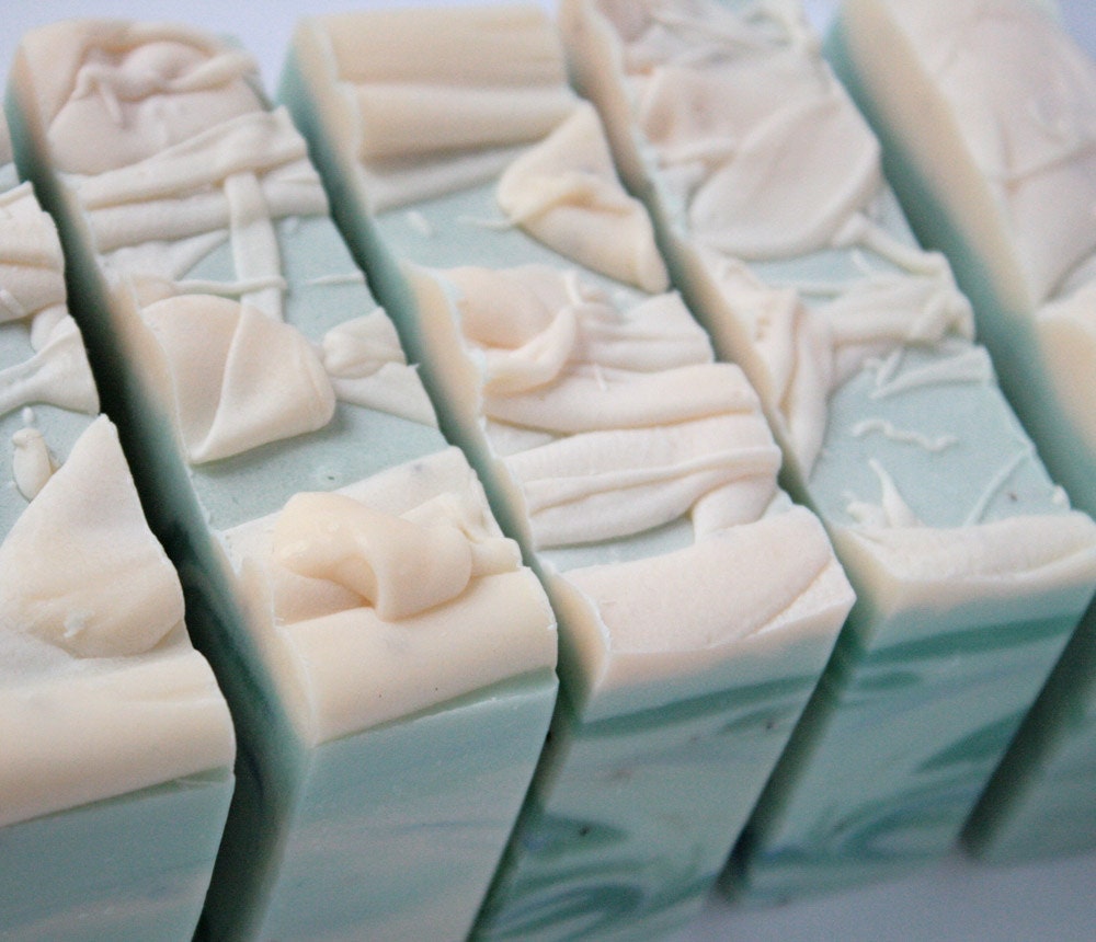 Ocean Spa Soap - Handmade Cold Process - Lavender, Rosemary, Lemongrass, Mint