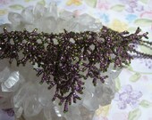 Sugar Plums Handbeaded Coral Design OOAK Necklace