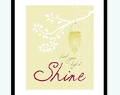 Let Your Light Shine - modern fine art print