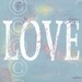 LOVE - aged art print