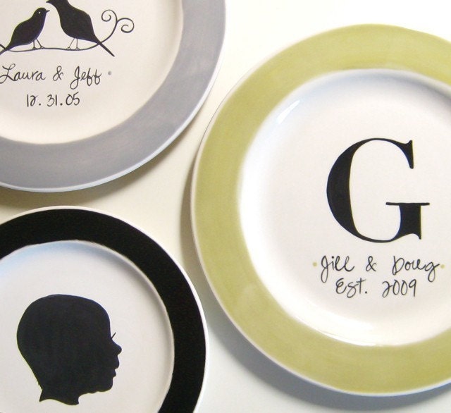 The Monogrammed Collection- Personalized Small Plate