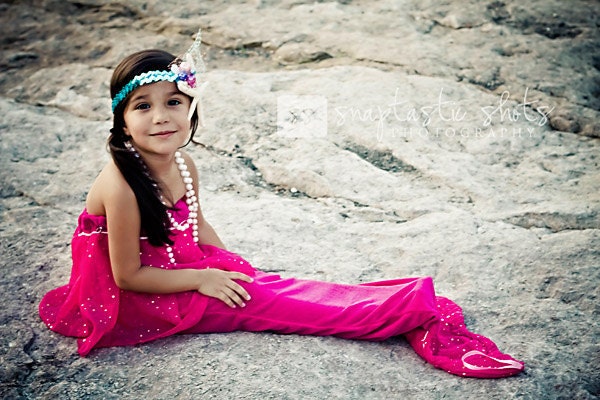 Mermaid Tail Towel In Hot Pink by Kiki's Things on Etsy Il_170x135