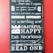 Typography Wood Sign- Family Rules Sign no.1  Wall Decor