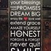 Typography Wood Sign- Family Rules Sign No. 2 Wall Decor