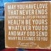 Personalized Wood Sign -  Irish Wedding Blessing Wall Decor