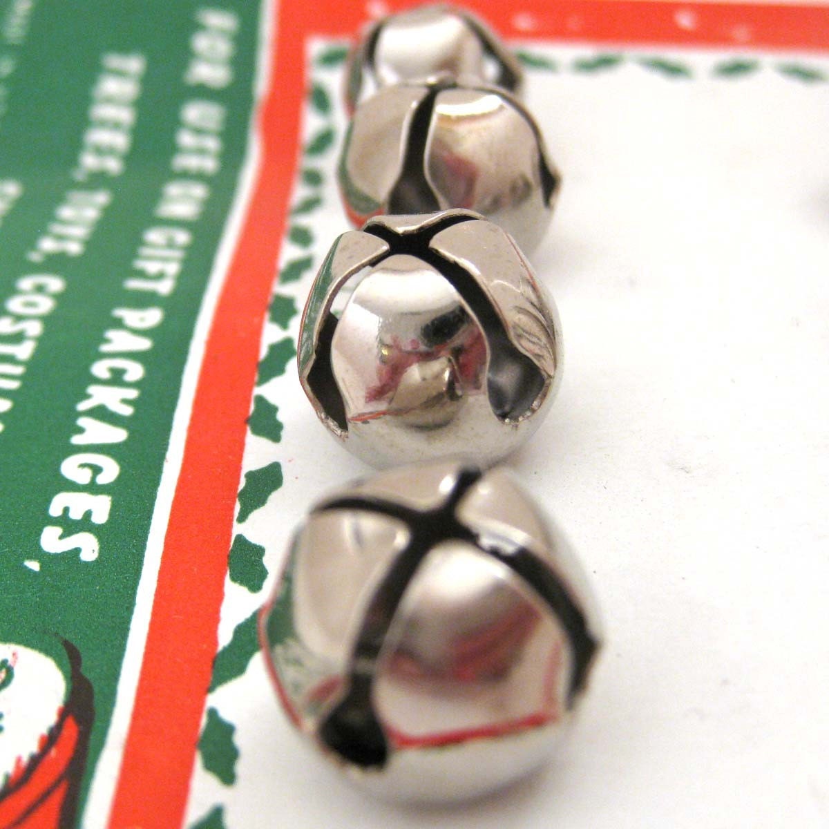 SALE Small Metal Jingle Bells by Criterion in Silver