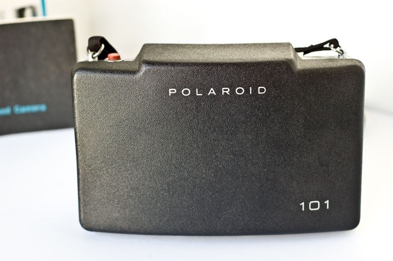 Vintage Polaroid Land Camera 101 Automatic with user manual