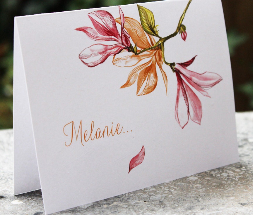 Customized Will You Be My Bridesmaid Cards Set of 5