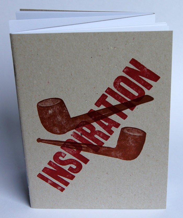 Letterpress Double Sided Notebook - Inspiration & Creation