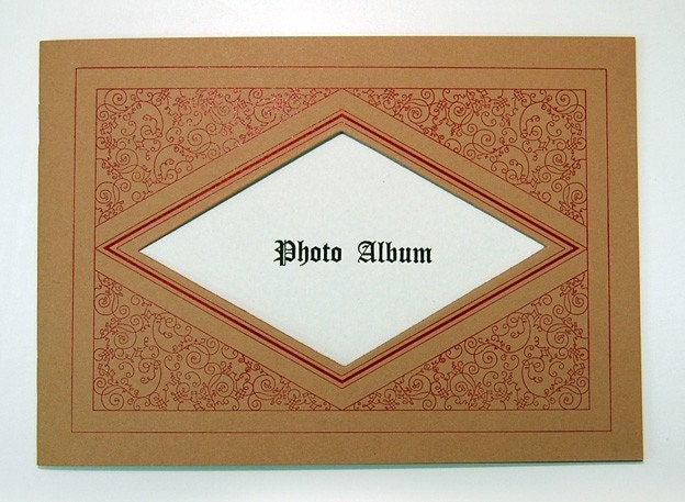 Letterpress Keepsake Photo Album