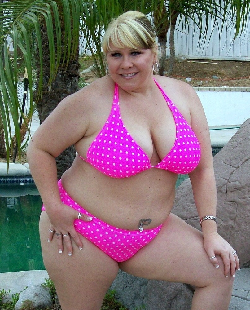hot pink plus size bathing suit