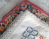 FOUND IN SPAIN, set of 12 eclectic cocktail napkins