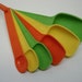 1970s measuring spoons