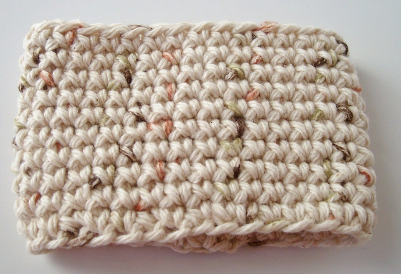 For Marsbar ---- Eco friendly cup cozy in natural tweed cotton