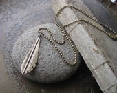 Woodpecker Flight  Feather Pendant