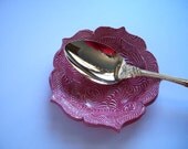 Ruby Red HD Swirl Lotus Bowl