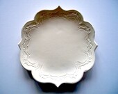 Ornate Dinner Plate or Hors D'oerves Plate