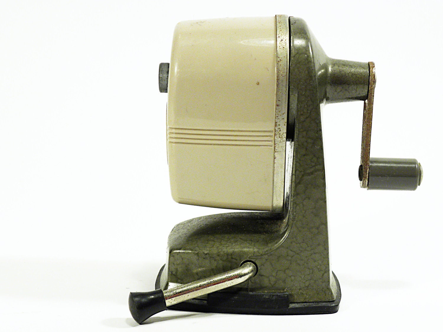 vintage industrial manual pencil sharpener . APSCO Vacu Base heavy duty sharpener