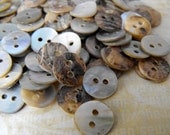 Buttons - MOP Teeny Tiny Buttons - 50 Pieces