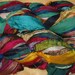94 yards Recycled Silk Sari Ribbon Yarn, Fair Trade, 6.9 oz, 195 grams, SLIGHTLY IRREGULAR