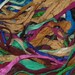 50 yards Recycled Sari Silk Ribbon, 2.9 oz, 80 grams, Fair Trade, SLIGHTLY IRREGULAR