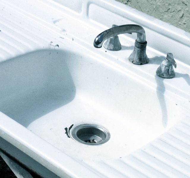 Vintage Fresh Farmhouse Single Basin Double Washboards Sink - vagabondsandcaravans