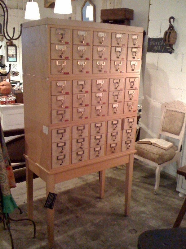 Library Card Catalog File