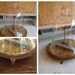 Vintage Industrial Metal Cloche Display