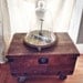 Vintage Industrial Metal Cloche Display