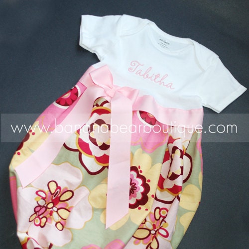 Kleo Layette Gown - Personalization included