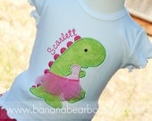 Dino-Mite Dancing Dinosaur Girl Shirt