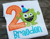Monster Mash Birthday Shirt - Citrus